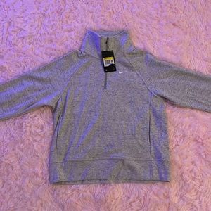 Nike therma. Collared with pockets. Long sleeve.